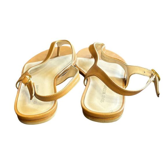 Stuart Weitzman Align Slingback Sandal in Almond NWOB Size 6 - Picture 4 of 8
